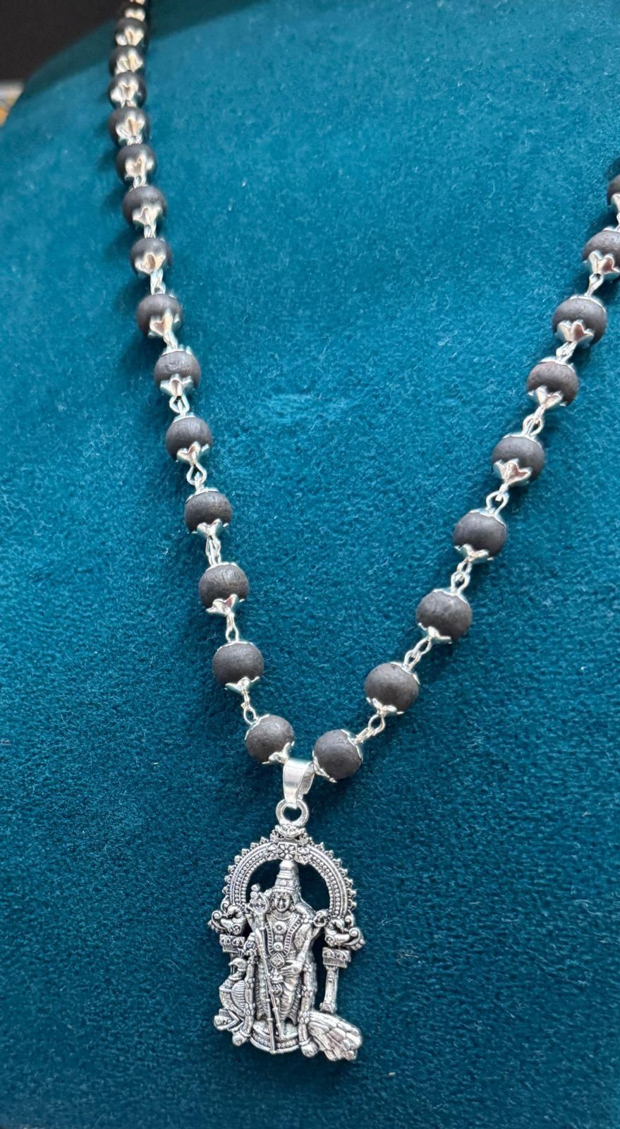 Karungali Mala With Murgan Locket
